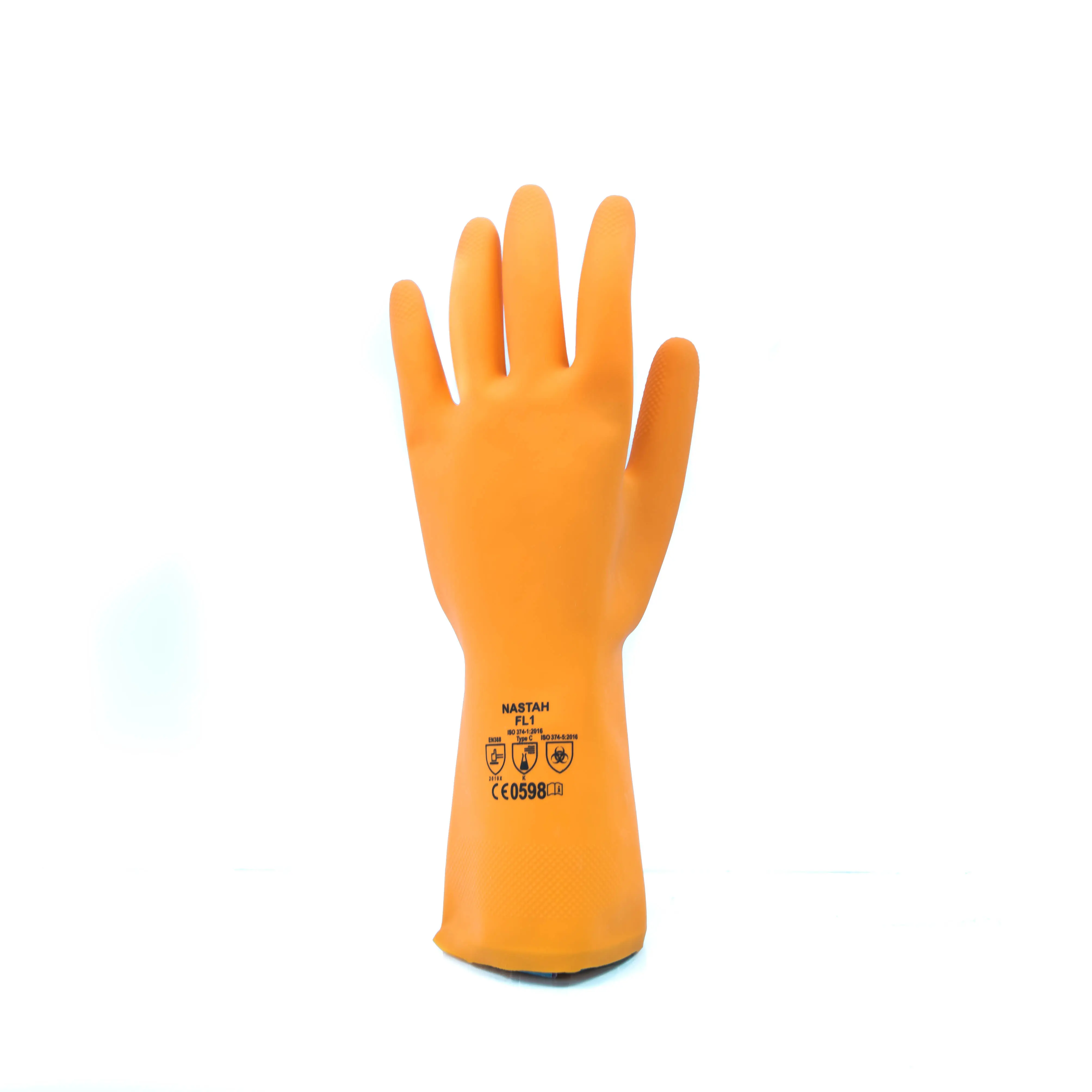 [OFL1] malezya eldivenleri turuncu renkli lateks eldiven çanak plaka araba pet yıkama mutfak çamaşır banyo tuvalet temizleme kullanımı