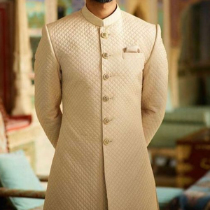BEAUTIFUL-Indo-Western-Sherwani with <b>Pant</b>--with MATCHING SHOE WITH Embroidery for Indian/Pakistani Party & WEDDING Dress=2021-- - Product Image 1