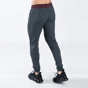 Pantalon de jogging d'hiver personnalisé pour homme, coupe régulière, pour musculation et course, avec poches zippées sans couture, en velours côtelé - Product Image 4