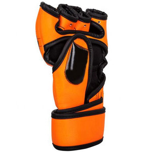 Gants MMA Orange noir mat, gants d'entraînement de haute qualité pour les combattants MMA - Product Image 4