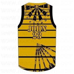 Uniformes de baloncesto personalizados Chaleco y tops transpirables Camisetas y camisetas deportivas de equipo de talla grande - Product Image 3