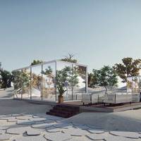 Fertige leichte Stahlrahmen Bambus Bungalow Holz Design Garten Studio Kabine Chinese Hotel Shop 3D Modell Design leichte Stahlrahmen