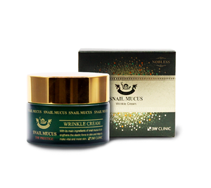 Cosmético Coreano 3W CLINIC Crema Antiarrugas con Baba de Caracol 50ml, Hidratante Antienvejecimiento con Ácido Hialurónico, Fórmula Calmante para Todo Tipo de Piel - Product Image 2