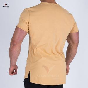 Vente en gros personnalisé Maillot de sport décontracté pour hommes Plus Size Options Col V Court Respirant Compression Brodé Design vierge - Product Image 2