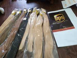 Extension de cheveux russe naturelle colorée, cheveux humains en vrac, meilleur vin du Vietnam, prix de gros - Product Image 2