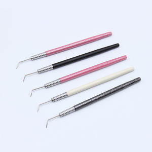 Emballage personnalisé professionnel nouveau volume classique pince à épiler d'extension de cils droite en acier inoxydable pour une utilisation des sourcils - Product Image 4