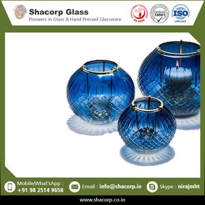 ชามเทียนคริสตัลพร้อมดีไซน์เพชรหรูหรา - Product Image 5