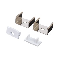 Profilé aluminium pour bande lumineuse led, 6 m/1m 2m 3m, pour éclairage d'intérieur, 17x8mm