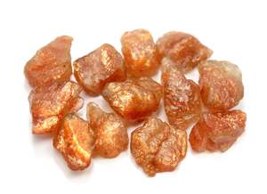 หินดวงอาทิตย์ธรรมชาติอัญมณีดรูซี่หยาบหยาบ12ชิ้น - Product Image 4