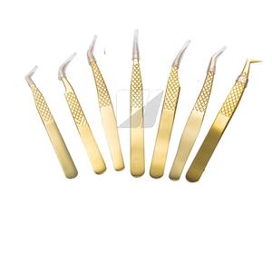 แหนบต่อขนตาแบบคงทนปลายแหลมทนทานเคลือบทองทำโลโก้ได้ตามต้องการจากญี่ปุ่น - Product Image 5