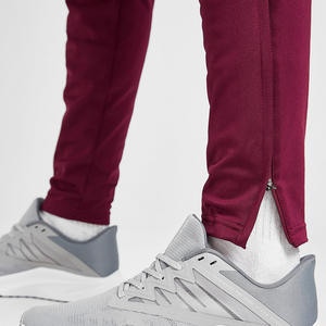 Pantalon de survêtement skinny avec logo personnalisé pour hommes Écologique Coton Polaire Style décontracté Poches Plus Size Hiver Jogging Pantalon de course à pied Vente - Product Image 3