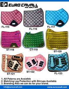 Tapis de selle de cheval en velours écologique avec couleur et taille personnalisées - Product Image 6