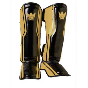Hot Selling Custom Kick Boxing Soft <b>Shin</b> Guards Leather OEM Customized Logo <b>Shin</b> <b>Pads</b> & Foot Protector for MMA Fighters - Product Image 1