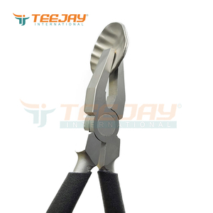TEEJAY คีมต่อผมสแตนเลสสตีล6 ",อุปกรณ์ต่อผมสีเงินด้ามจับโฟมสีและโลโก้ - Product Image 4