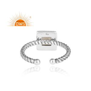 Rainbow <b>Moonstone</b> Gemstone <b>Ring</b> Jewelry Supplier Vintage Look 925 Sterling Silver <b>Ring</b> Jewelry Manufacturer - Product Image 4