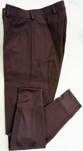 Pantalones de equitación de tela de punto de tendencia superior con parche de rodilla de silicona pantalones de equitación de alta calidad y Jodhpur - Product Image 6