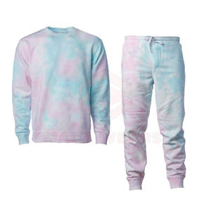 Costume 2 pièces pour hommes, vêtements grande taille, Sweat-shirt à teinture par nouage, nouvelle collection 2021 - Product Image 1