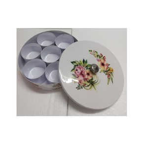 Best Selling Indian Style <b>Iron</b> Spice Box Decorative Metal Masala Container Hot From Wholesaler - Product Image 4