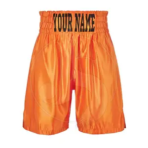 Atacado personalizado tamanho muay thai homens shorts de boxe para treinamento de boxe