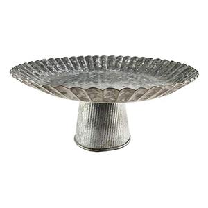 Soporte de pastel de metal de dos niveles para decoraciones fiesta de boda elegante soporte de pastel de hierro galvanizado precio al por mayor para fiestas y eventos - Product Image 6