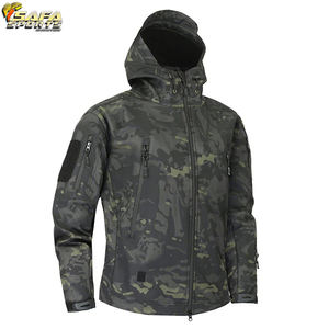 Vestes de chasse en polyester de haute qualité pour hommes, coupe-vent tactique en polaire imperméable avec plusieurs couleurs, vêtements de chasse - Product Image 3
