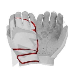 Gants de baseball en cuir personnalisés pour receveur gaucher avec logo personnalisé - Product Image 1