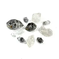 Naturale diamante di herkimer a forma libera di massima 30.34gm 10 pcs lot allentati della pietra preziosa