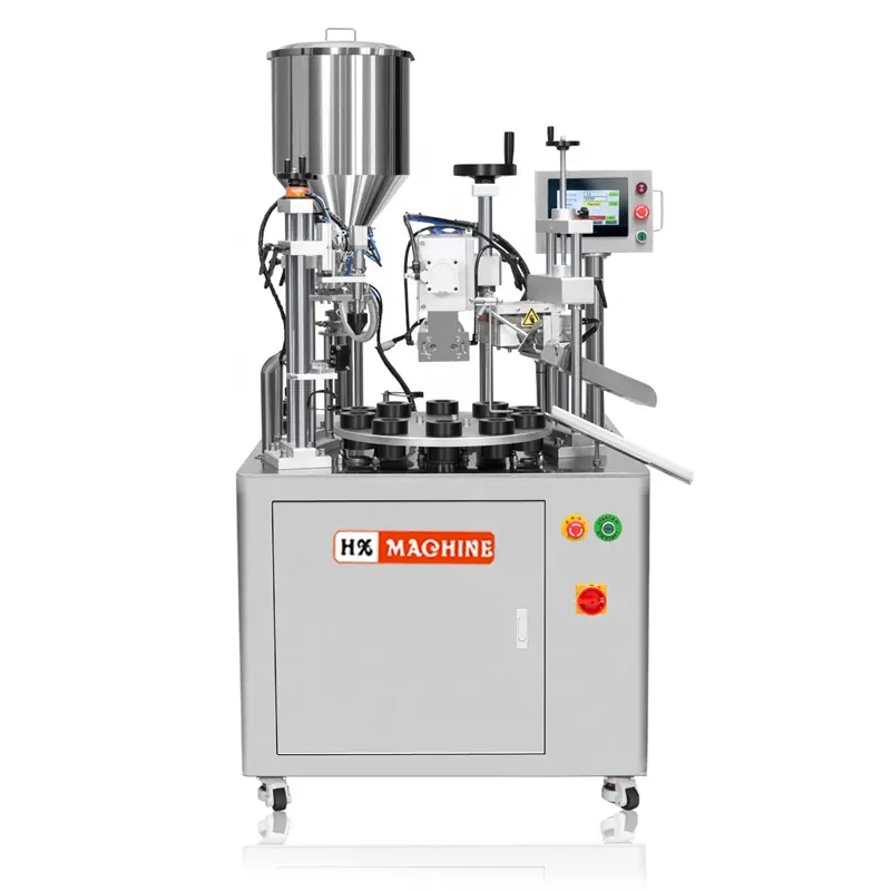 Hot Sale Automatic Ultrasonic Plastic Soft Tube Filling And Tail Sealing machine cosmetic filling machine