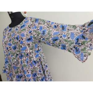 Designer indien femmes moderne printemps décontracté tuniques main bloc imprimé coton parole longueur robe à la main Double 100% coton - Product Image 4