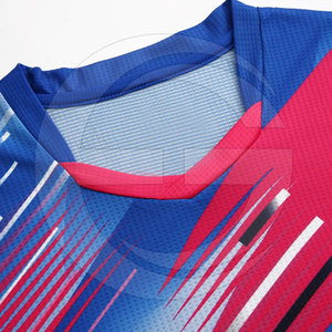 T-shirt de Football à manches courtes, nouveau design en Jersey, uniforme de printemps, été et automne - Product Image 4