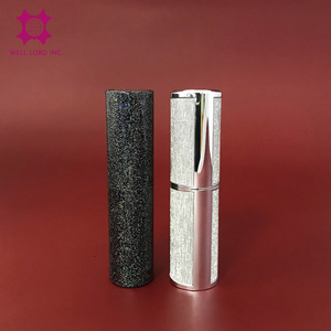 Flacon de parfum de voyage 8 ml/10 ml, en aluminium métallique pailleté, avec pulvérisateur à pompe, gravure personnalisable sur le col, pratique, à ouverture rotative - Product Image 3