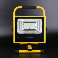 Lámpara LED Portátil de Alta Potencia 40W/60W/100W, 9 Pulgadas, IP54 Impermeable, 1330 Lúmenes, Luz Blanca 8000K, USB-Cob, para Taller, Jardín, Hotel