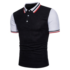 Polos pour hommes à col multicolore de style unique avec logo personnalisé à vendre doux et confortable pour l'été - Product Image 1