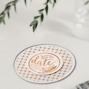 Tarjeta de Invitación de Boda LED Acrílica, Invitación Luminosa para Guardar la Fecha del Evento Nupcial - Product Image 1