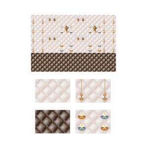 Azulejos decorativos de cerámica de hermoso diseño esmaltado brillante de color marrón 300x450mm - Product Image 4