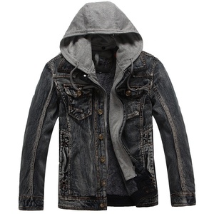 Custom Logo Printing Fashion Print Cotton Jean <b>Jacket</b> Designed <b>Mens</b> <b>Denim</b> <b>Jacket</b> <b>Men</b> - Product Image 2
