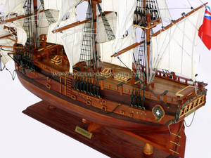 Modèle de bateau à voile en bois HMS / HM BARK ENDEAVOUR - Modèle artisanal - Product Image 5
