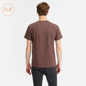 เสื้อยืดคอกลมลำลองสำหรับผู้ชายเสื้อยืดผ้าฝ้าย100% สีพื้นระบายอากาศไซส์ใหญ่พิเศษ - Product Image 2