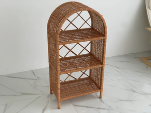 Estante de flores de bambú de 3 niveles, anaquel grande y ajustable para plantas, enredadera de ratán, soporte de caña, moderno, para interior - Product Image 6