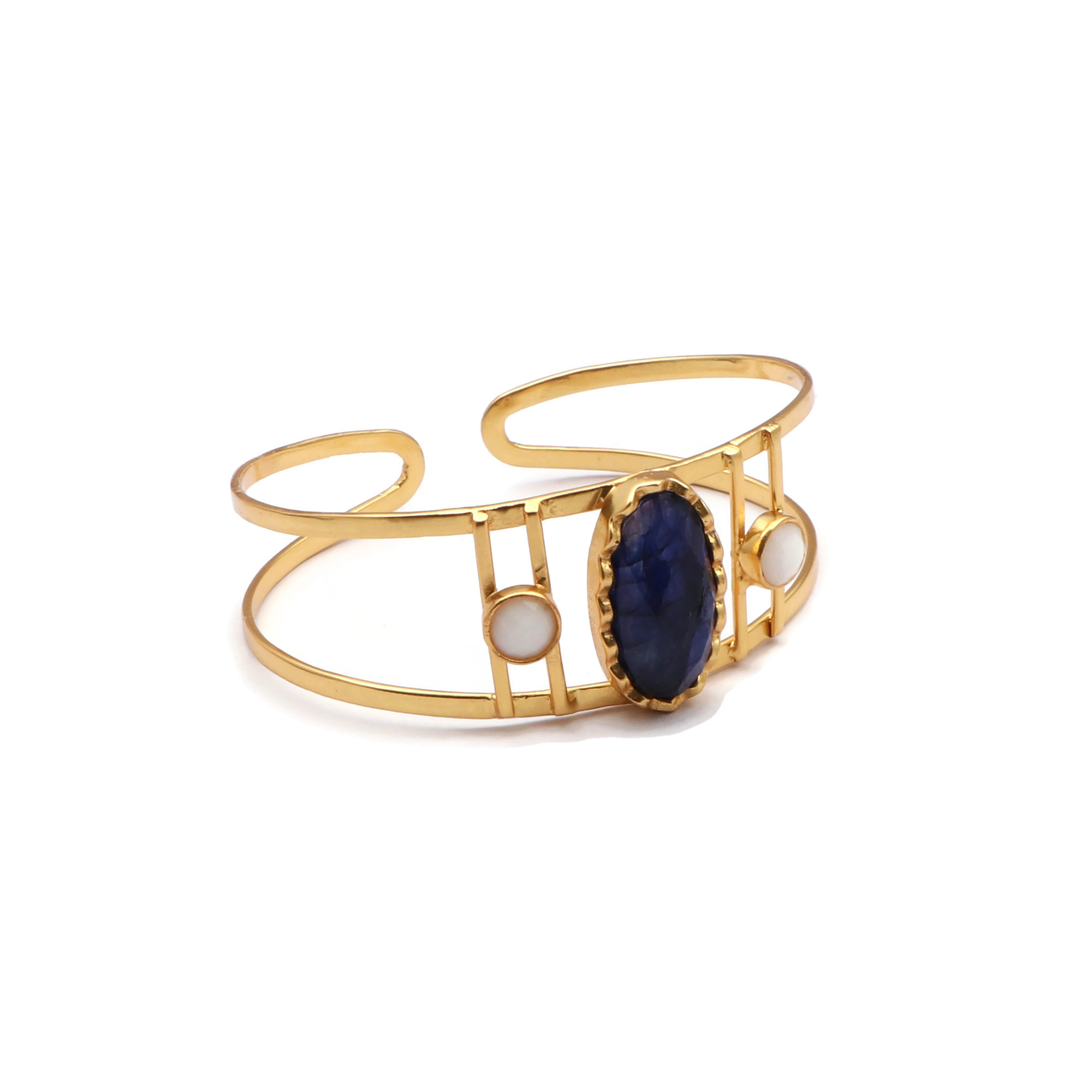 Iolite & Pearl