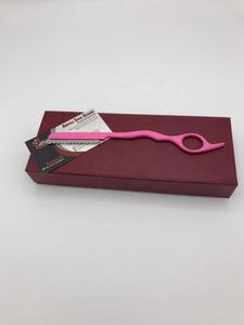 Maquinilla de afeitar rosa de acero inoxidable para afeitado facial - Product Image 6