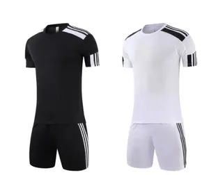 足球球衣男子空白足球球衣套装足球衬衫男孩足球制服足球服批发升华平纹