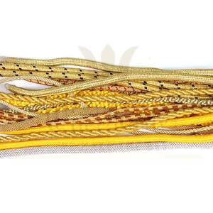 Cordon de cordon de cérémonie Win Master tricoté à la main, couleur et matériau personnalisables, pour uniforme de cérémonie. - Product Image 4