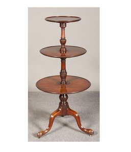 Présentoir à gâteaux en bois d'acacia fait à la main, plusieurs niveaux, sur mesure, par marque - Product Image 2