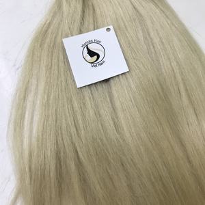 Fábrica directa de etiqueta privada, doble trama, sin derrames, extremos completos, cabello rubio de platino ruso, cabello humano de Vietnam - Product Image 6