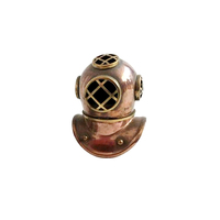 Mini casque de plongée de plongée sous-marine, avec base en bois, porte-stylo décoratif, produit personnalisé en vente