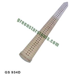 <b>Ring</b> Strip Sizer Stainless Steel 1 to 76 Sizes <b>Ring</b> <b>Measuring</b> <b>Tool</b> Jewelry <b>Tools</b> Goldsmith <b>Tools</b> | Item No GS-934D - Product Image 1