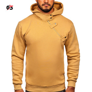 Sudadera con Capucha para Hombre, Corte Regular, Algodón French Terry, Informal, con Bolsillo con Cremallera, para Otoño e Invierno - Product Image 5