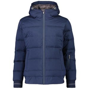 Veste matelassée coupe-vent écologique de haute qualité pour homme, taille plus, veste d'hiver à capuche en toile imperméable, service OEM - Product Image 5