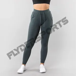 Tùy Chỉnh Logo Polyester Spandex Phụ Nữ Xà Cạp Với Pocket Nhãn Riêng